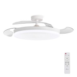 3nod - ventilador de techo con luz led concept ova motor dc 6 velocidades control remoto.