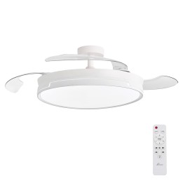 3nod - ventilador de techo concept ray luz led regulable motor dc 6 velocidades