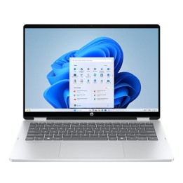 Portátil hp omnibook 5 flip 14 - fp0057ns core 7 - 150u 14 pulgadas táctil - 16gb - ssd 1tb - plata - w11
