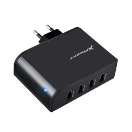 Cargador pared 5.1v 4 entradas usb