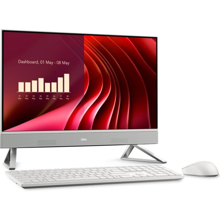 Ordenador all in one dell ec24250 core 7 - 150u - 16gb - ssd 512gb - 23.8 pulgadas fhd - w11p reacondicionado