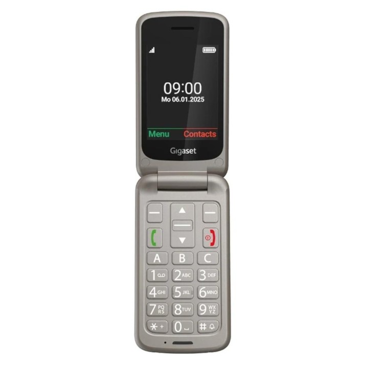 Telefono movil gigaset gl595 gris para mayores