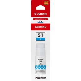 Cartucho tinta canon cian gi - 51c 70ml