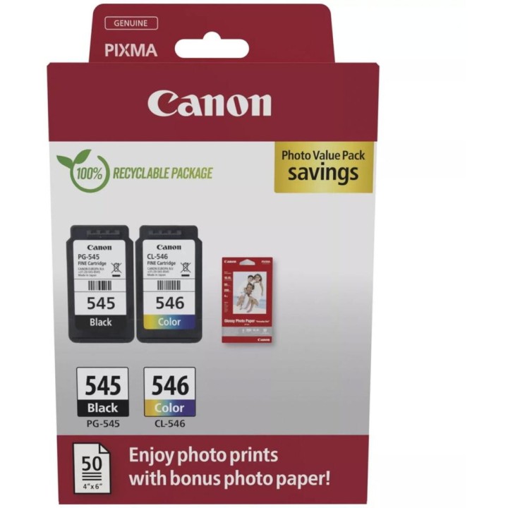 Cartucho tinta canon pg - 545 cl - 546