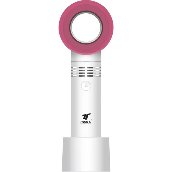 Ventilador portatil thulos th - mfn - 03 blanco rosa