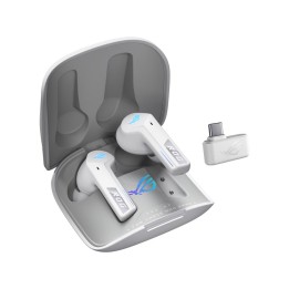 Auriculares gaming asus rog cetra true wireless speednova inalambrico blanco