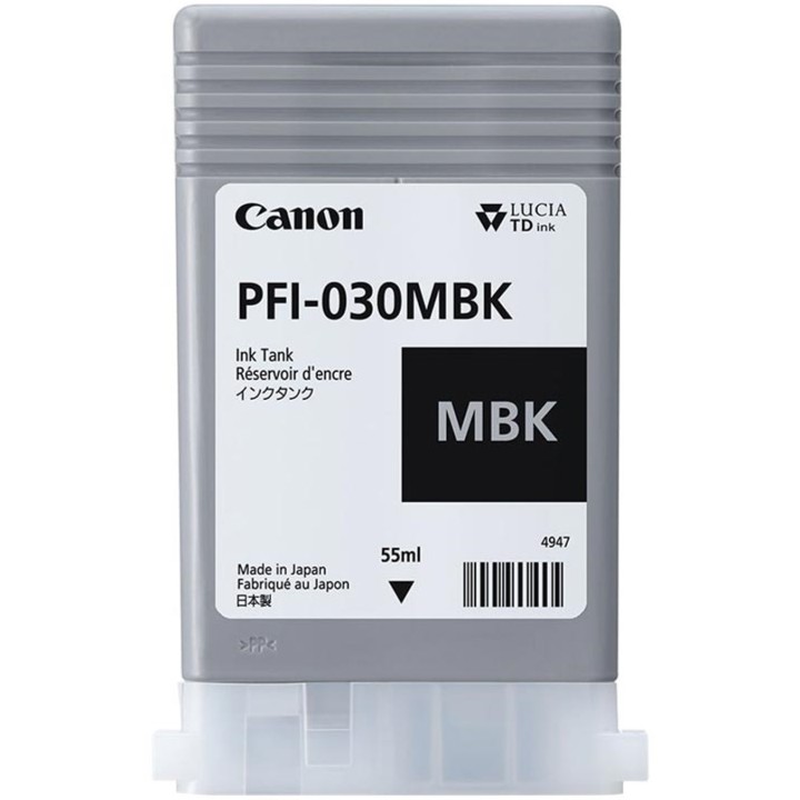 Cartucho canon pfi - 030 negro mate ta - 20ta - 20