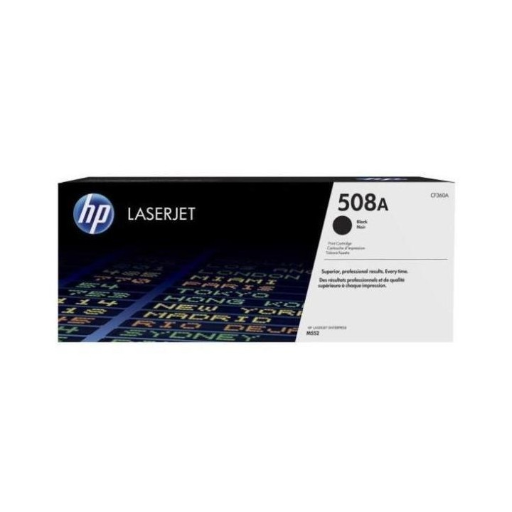 Toner hp 508a cf360a negro 6000