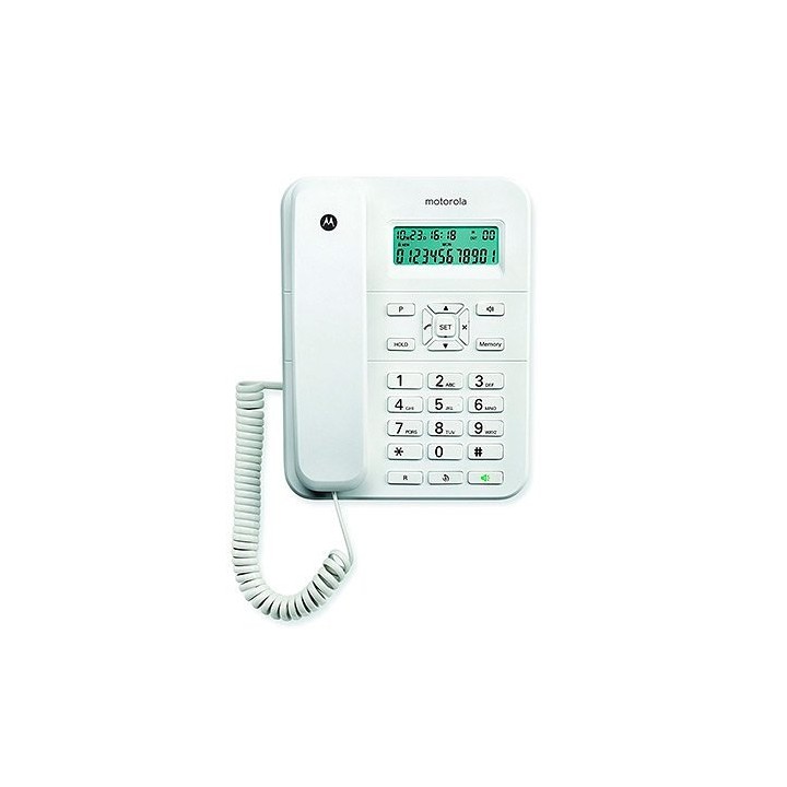 Telefono motorola ct202 blanco con display
