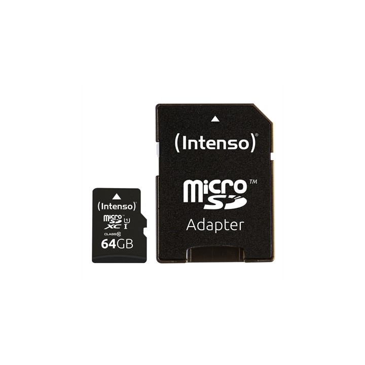 Tarjeta memoria micro sd intenso 64gb