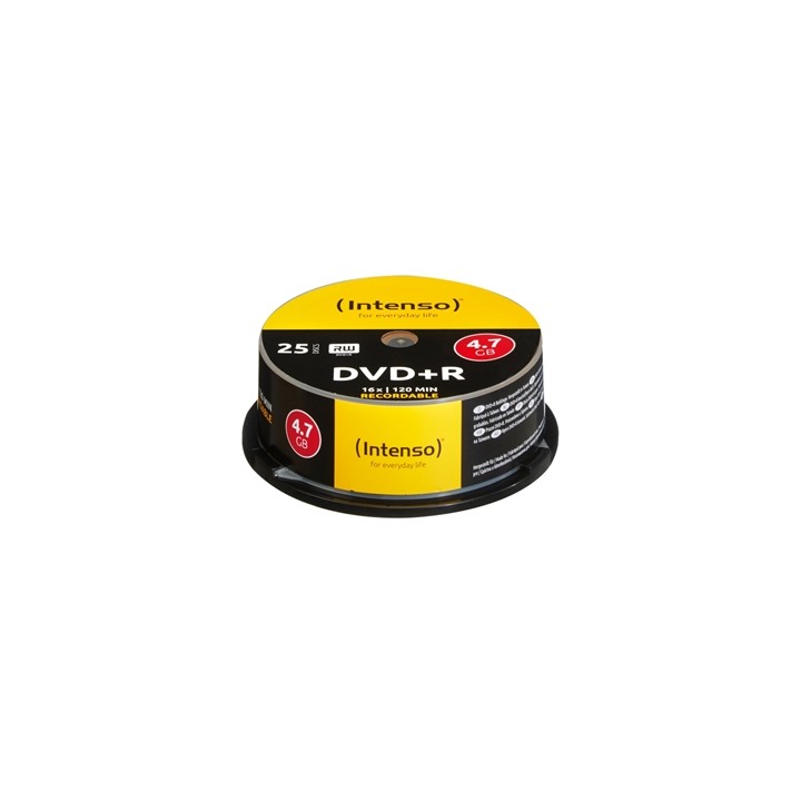 Tarrina dvd+r virgenes intenso 4.7gb 16x