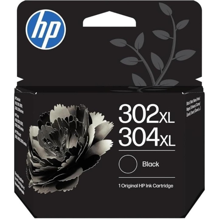 Cartucho tinta hp 302xl - 304xl negro