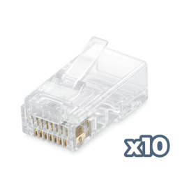 Conector phasak rj 45 cat. 6 utp (10 unid) phk 45c6