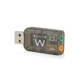 Adaptador audio ewent sonido virtual 3d