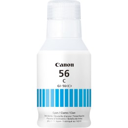 Botella tinta canon gi - 56c cian 135ml