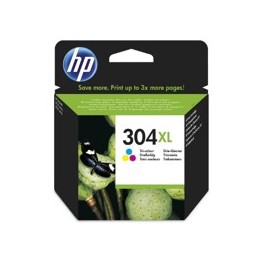 Cartucho tinta hp n9k07ae tricolor 304xl