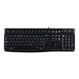 Teclado logitech k120 usb negro en