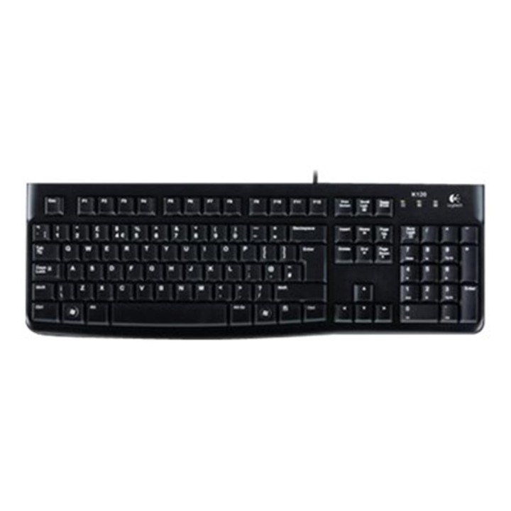 Teclado logitech k120 usb negro en