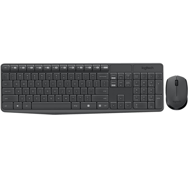 Teclado + mouse logitech mk235 inalambrico