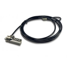 Cable seguridad coneptronic portatiles 1.8m combinacion