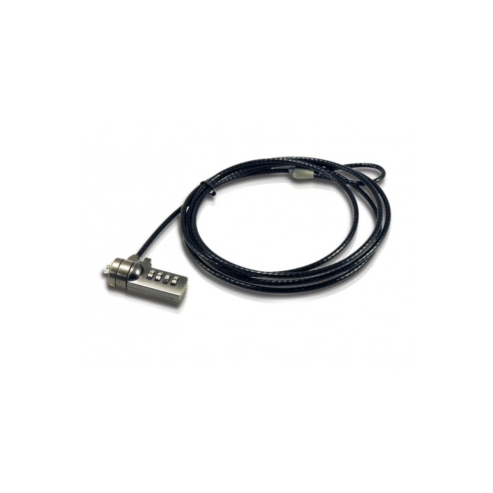 Cable seguridad coneptronic portatiles 1.8m combinacion