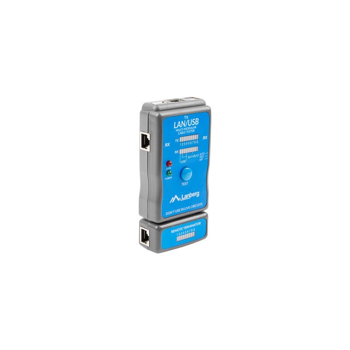 Testeador network lanberg nt - 0403 rj45 - rj11 - usb