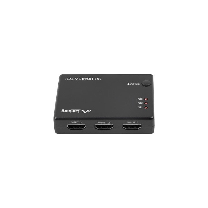 Switch video lanberg 4k 3 x
