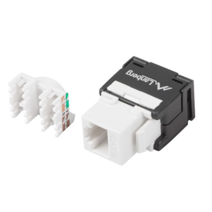 Conector keystone lanberg cat.6 utp rj45