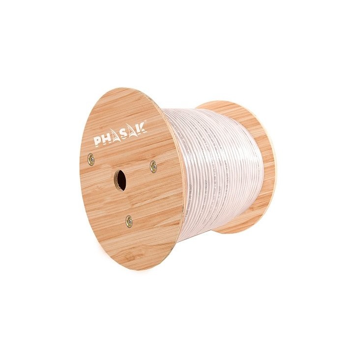 Bobina cable gris phasak awg23 305m
