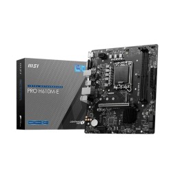 Placa base msi pro h610m - e 1700