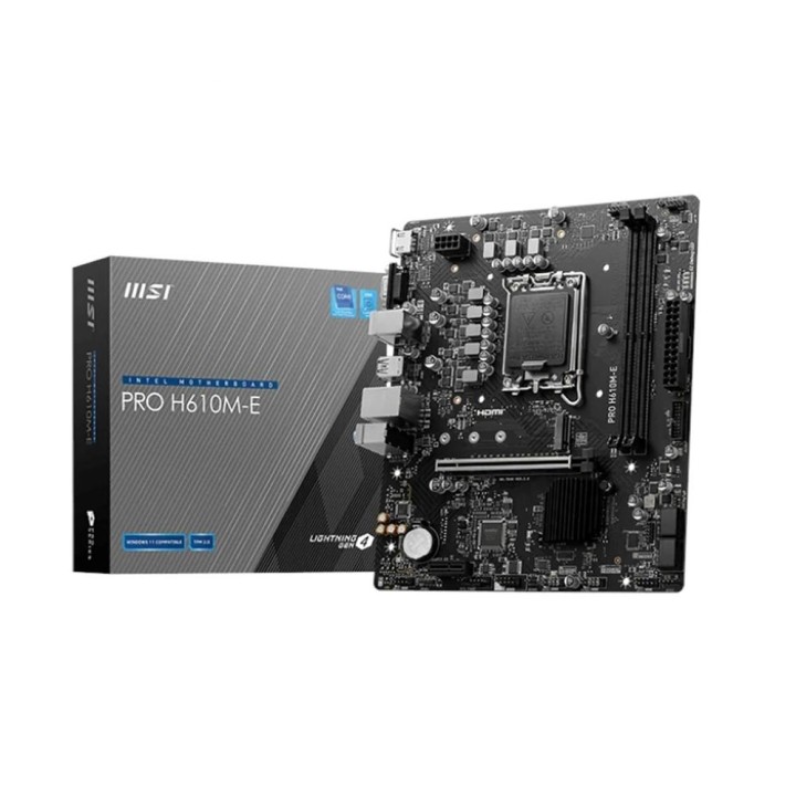 Placa base msi pro h610m - e 1700