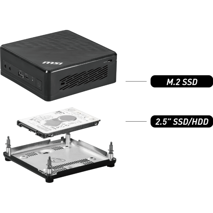 Adaptador hdd mini ordenador msi cubi