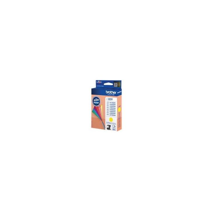 Cartucho tinta brother lc223ybp amarillo 550