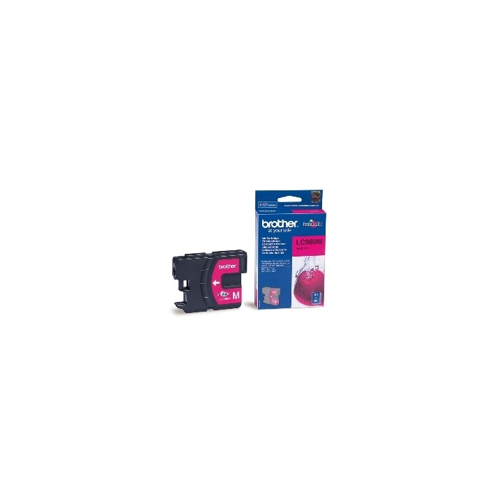 Cartucho tinta brother lc980m magenta 400