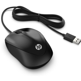 Raton cable hp usb 1000 negro