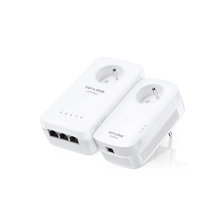 Kit adaptadores powerline ac tp - link tl - wpa8631p