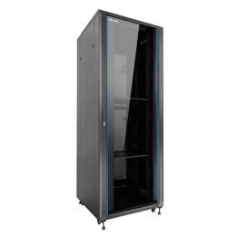 Armario rack de suelo 19 pulgadas phasak pro 37u negro 800x1000 montado pho 8142