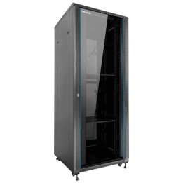 Armario rack de suelo 19 pulgadas phasak pro 37u negro 800x800 montado pho 8837