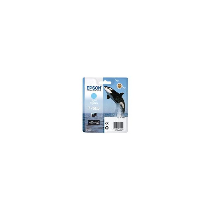Cartucho tinta epson t760540 cian claro