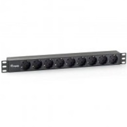 Regleta alimentacion equip rack 19 pulgadas 1u