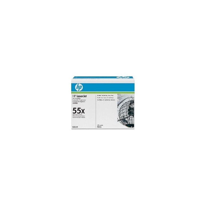 Toner hp 55x ce255x negro 12500
