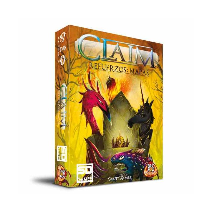 Juego mesa claim refuerzos: mapas pegi