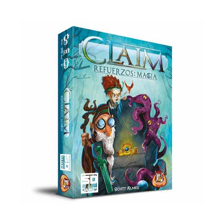 Juego mesa claim refuerzos: magia pegi