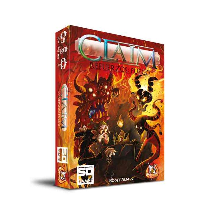 Juego mesa claim refuerzos: fuego pegi