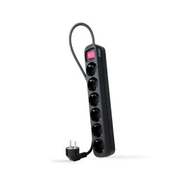 Regleta 6 tomas 1.4m nanocable con