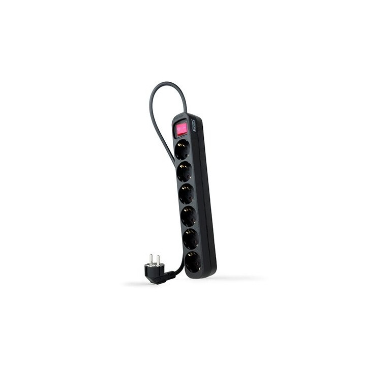 Regleta 6 tomas 1.4m nanocable con