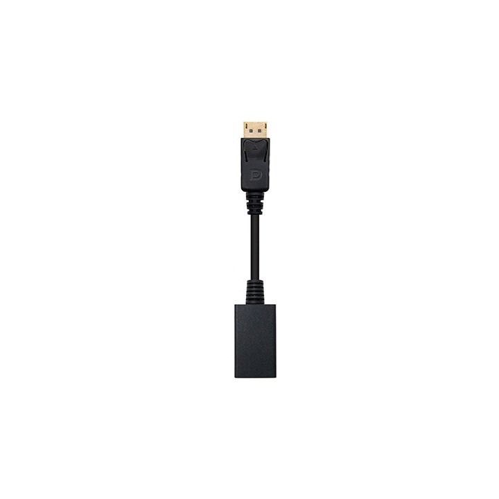 Adaptador displayport a hdmi nanocable macho - hembra