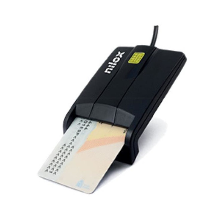 Lector dni electronico nilox negro