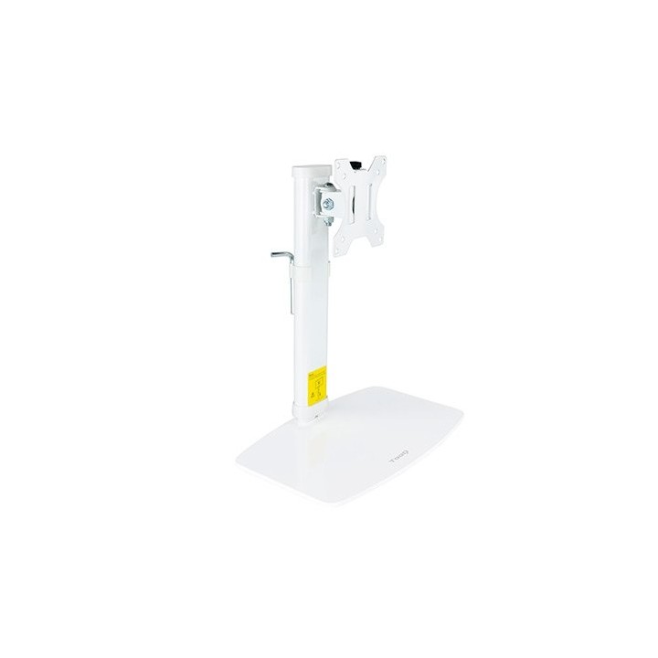 Soporte mesa tv tooq 17 - 27 pulgadas blanco