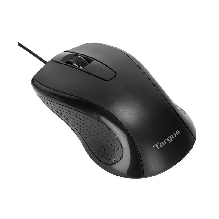 Raton optico targus usb 1000dpi antimicrobiano negro